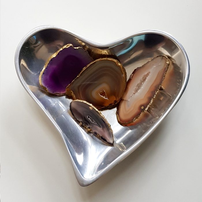 Beautiful Agate Geode Crystal Brooches - Choose Your Favourite Colour.