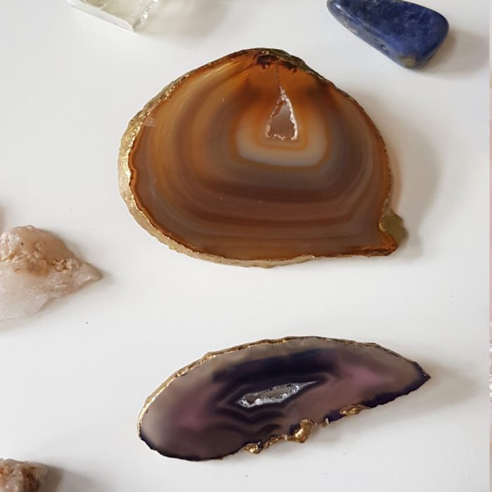 Beautiful Agate Geode Crystal Brooches - Choose Your Favourite Colour. - Image 4