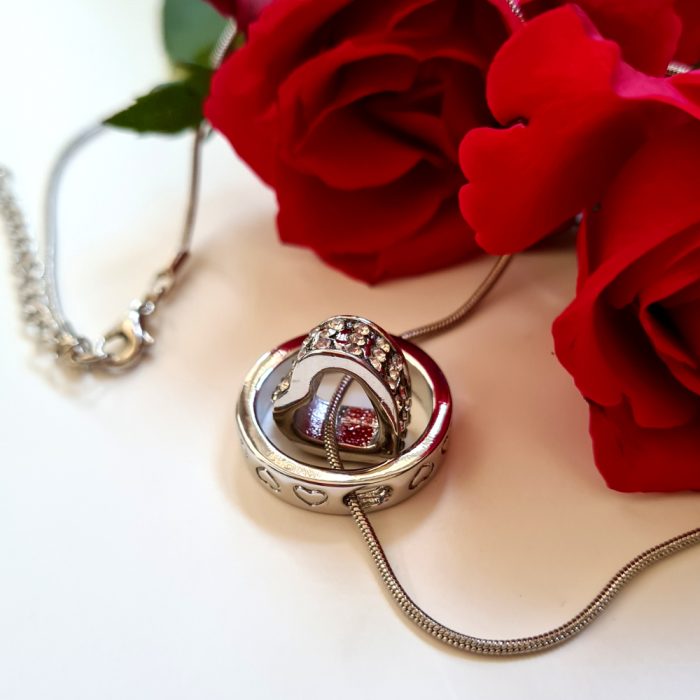 Swarovski Circle of Love Sterling Silver Pendant Necklace