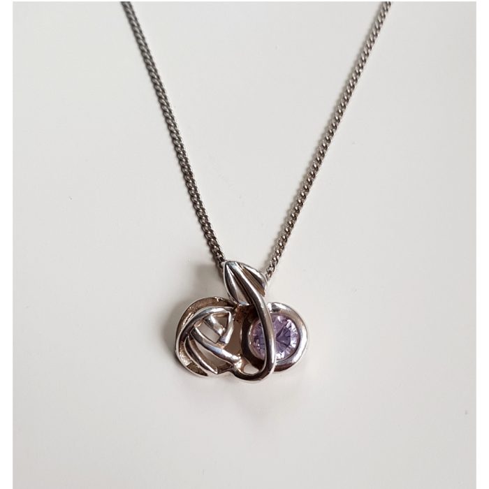 Sea Gems, Charles Rennie Mackintosh Silver Art Nouveau Necklace - Image 3