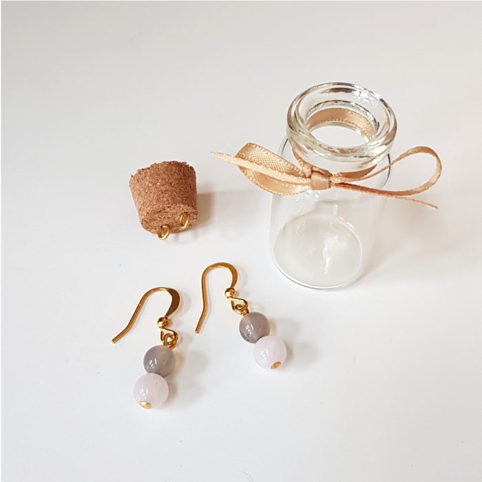 Semi Precious Gemstone, Gold Plated Earrings - Choose Gemstone's! - Image 3