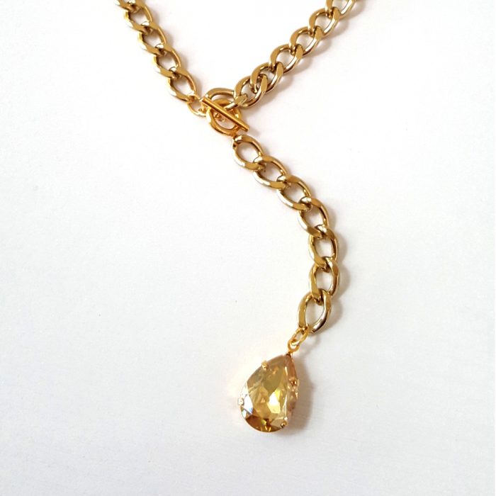 Gold 8mm Diamond Cut Curb Chain - Choose Length. - Image 3