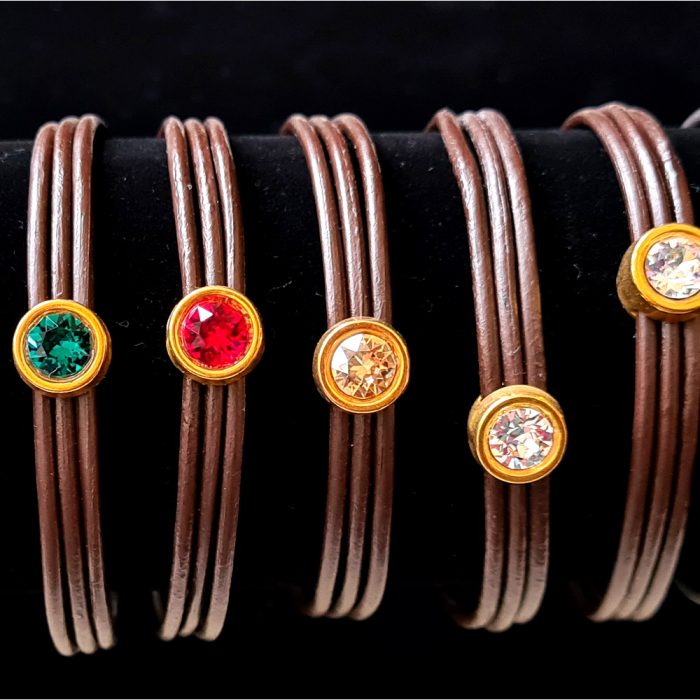 Crystal Elements Slider Friendship Bracelets
